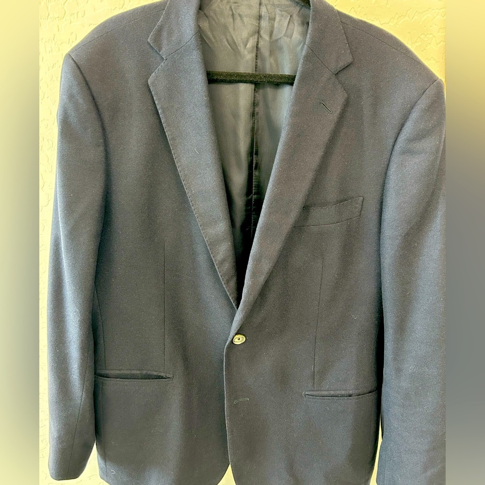 John W. Nordstrom Loro Piana Cashmere Blazer Men’s 46L navy